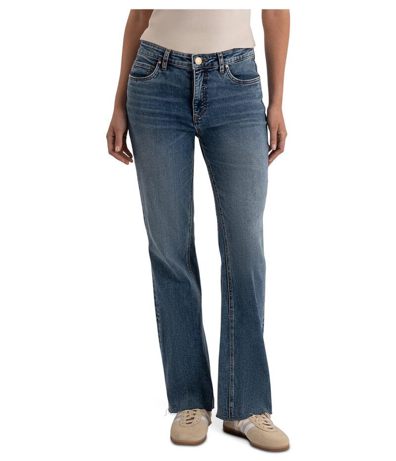 カットフロムザクロス レディース ボトムス デニムパンツ プチ KUT from the Kloth Petite Kelly HighRise Fab Kick Flare Inset Leg He