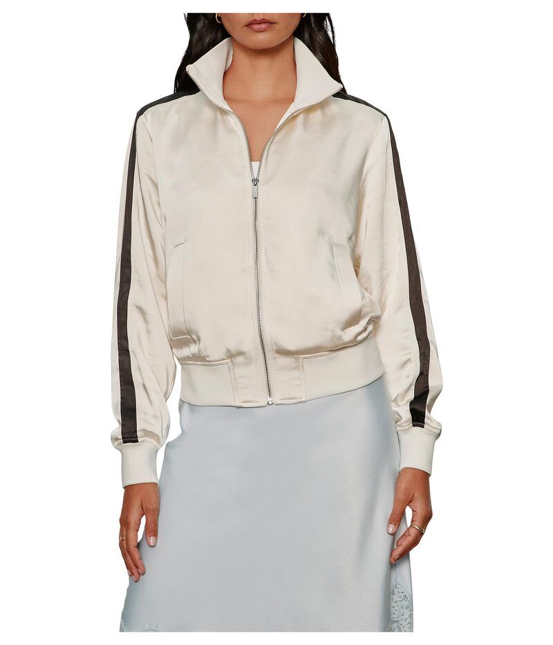 サンクチュアリー レディース アウター コート サテン ジャケット Sanctuary Satin Track Jacket Collagen