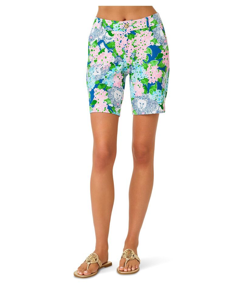 リリーピュリッツァー レディース ボトムス ハーフパンツ・ショーツ ショートパンツ ニット Lilly Pulitzer Natia MidRise Knit Shortstarlight Navy