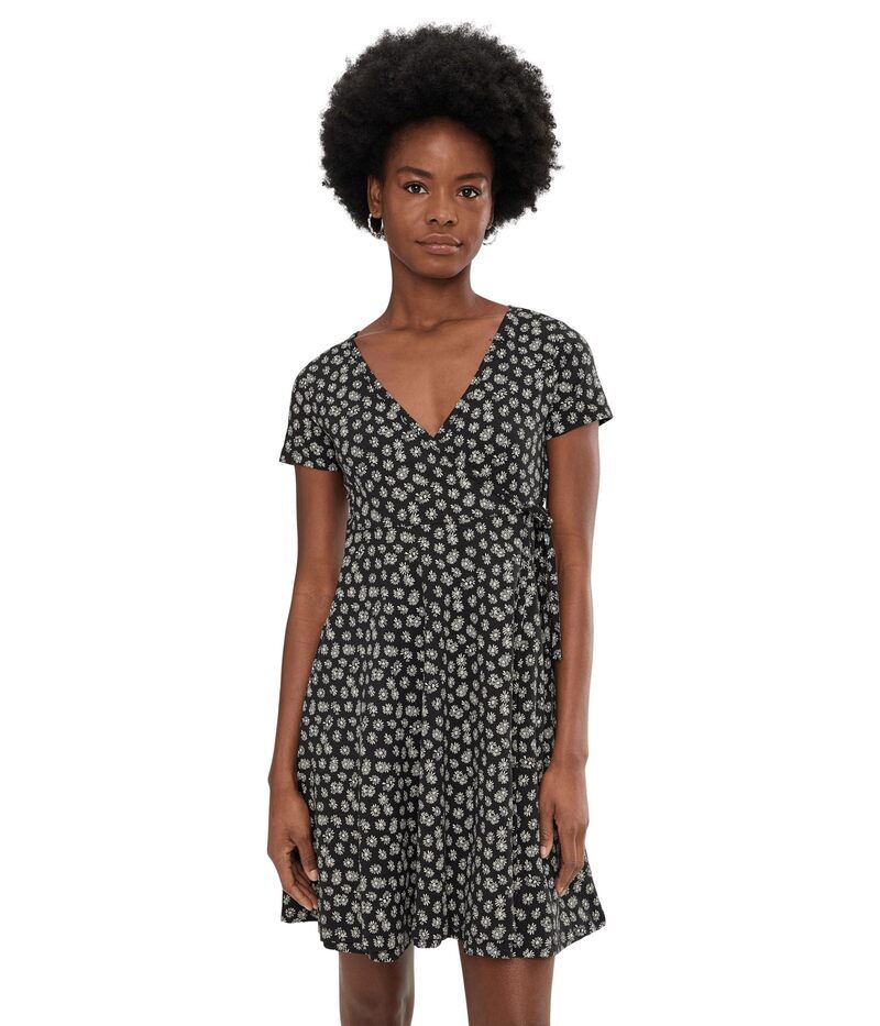 ドード アンドコー レディース トップス ワンピース ToadCo Freesia Wrap Short Sleeve Dress BlackSalt Prin ブラック