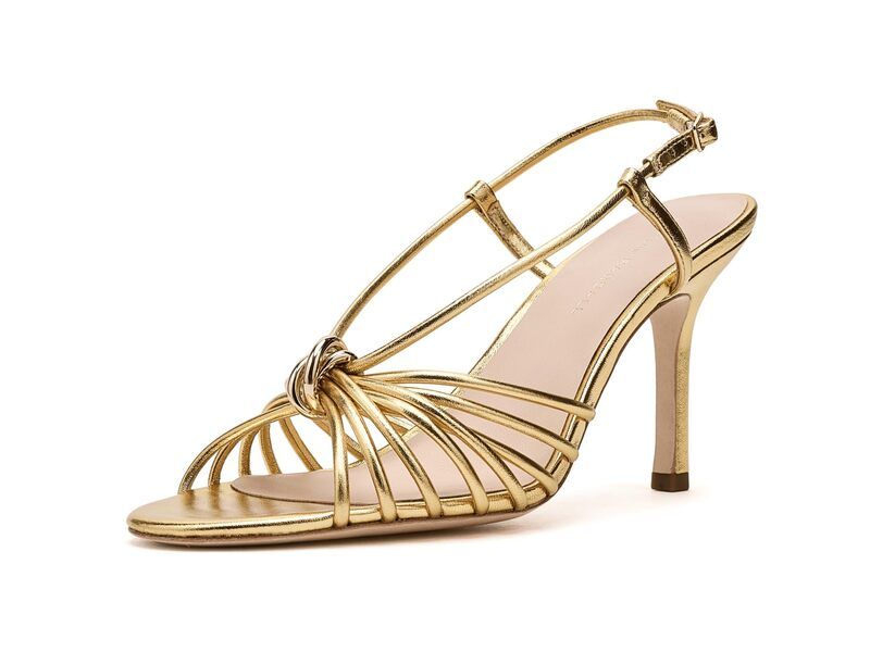 ロフラー ランダル レディース シューズ ヒール Loefflerandall Mareka Strappy Heel withardware Gold ゴールド
