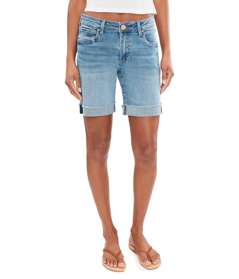 カットフロムザクロス レディース ボトムス ハーフパンツ・ショーツ KUT from the Kloth Catherine Boyfriend Short in Present