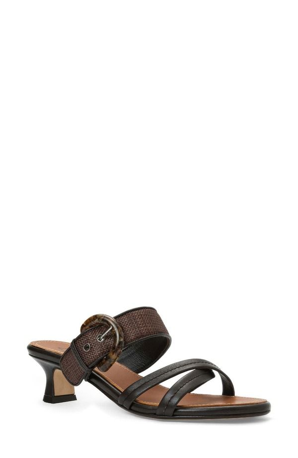 アクアタリア レディース シューズ ヒール サンダル Aquatalia Bambi Weatherproof Heel Slide Sandal Espresso Multi マルチカラー