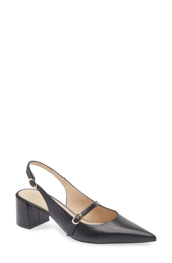 スチュアート ワイツマン レディース シューズ ヒール Stuart Weitzman Emilia MJ Slingback Pump Black ブラック