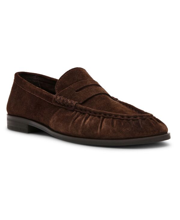 スティーブ マデン レディース シューズ スリッポン・ローファー Steve Madden Womens Hartly Softailored Loafers Dark Brown Suede ブラウ