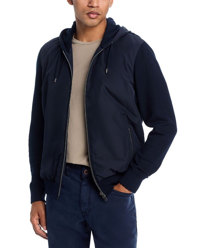 ヘルノ メンズ アウター パーカー・スウェット シャツ Herno Front Zip
