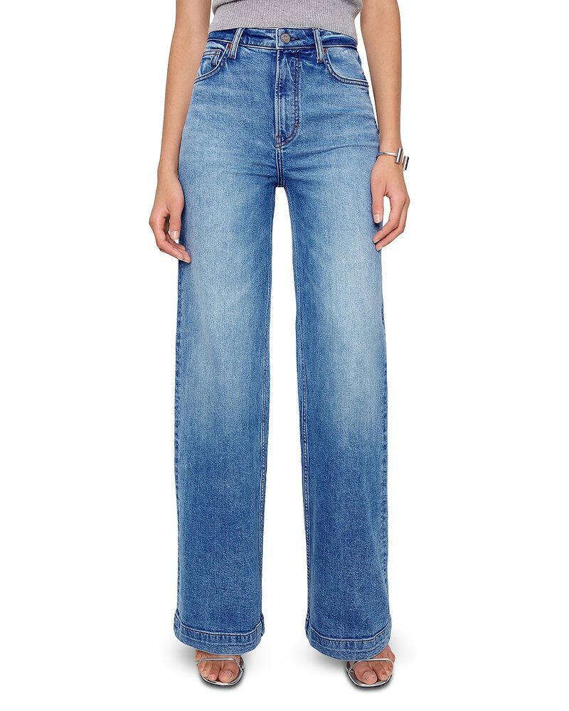 リフォーメーション レディース ボトムス デニムパンツ ワイドレッグ ジーンズ Reformation Bex Super Stretchigh Rise Wide Leg Jeans Woods