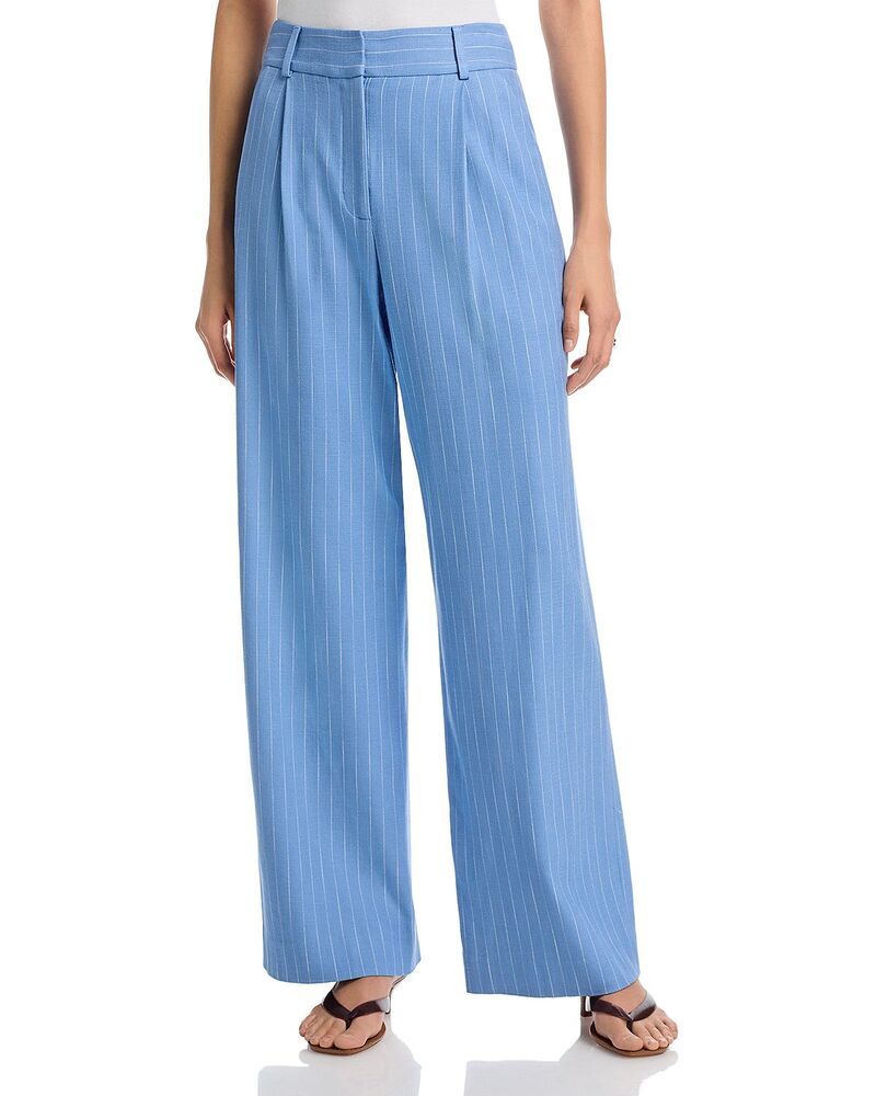 ヴェロニカ ベアード レディース ボトムス カジュアルパンツ プリーツ Veronica Beard Hyser Pleated Pants Blue JayDove ブルー