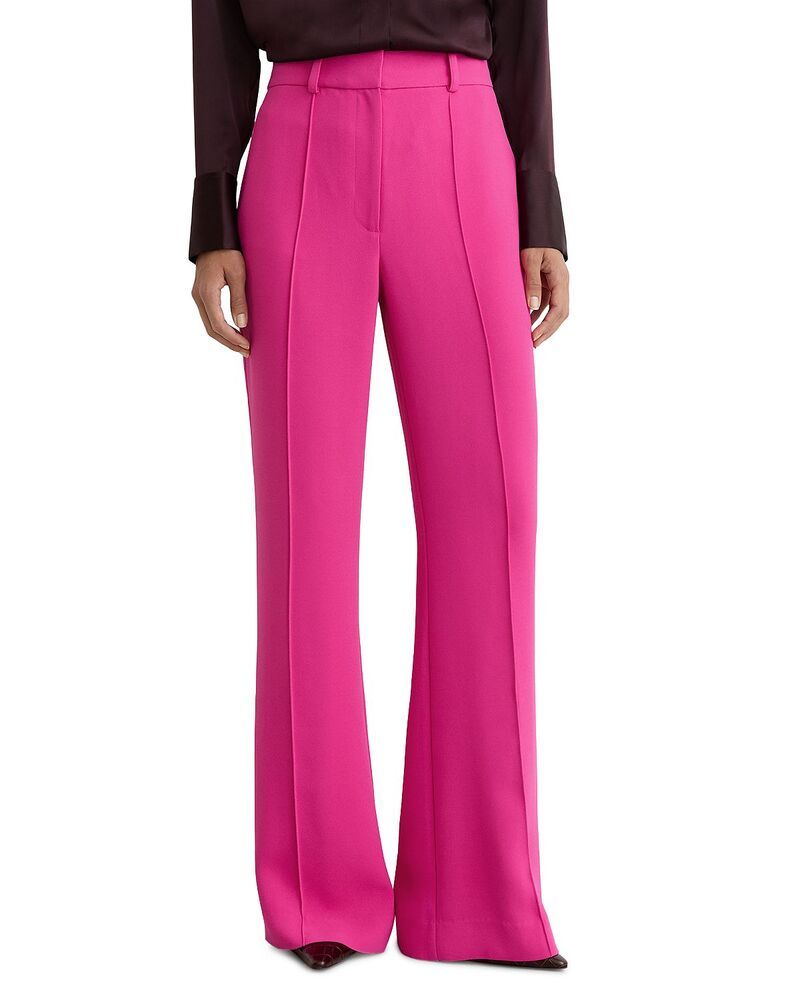 レイス レディース ボトムス カジュアルパンツ REISSkye Flare Pants Bright Pink ピンク