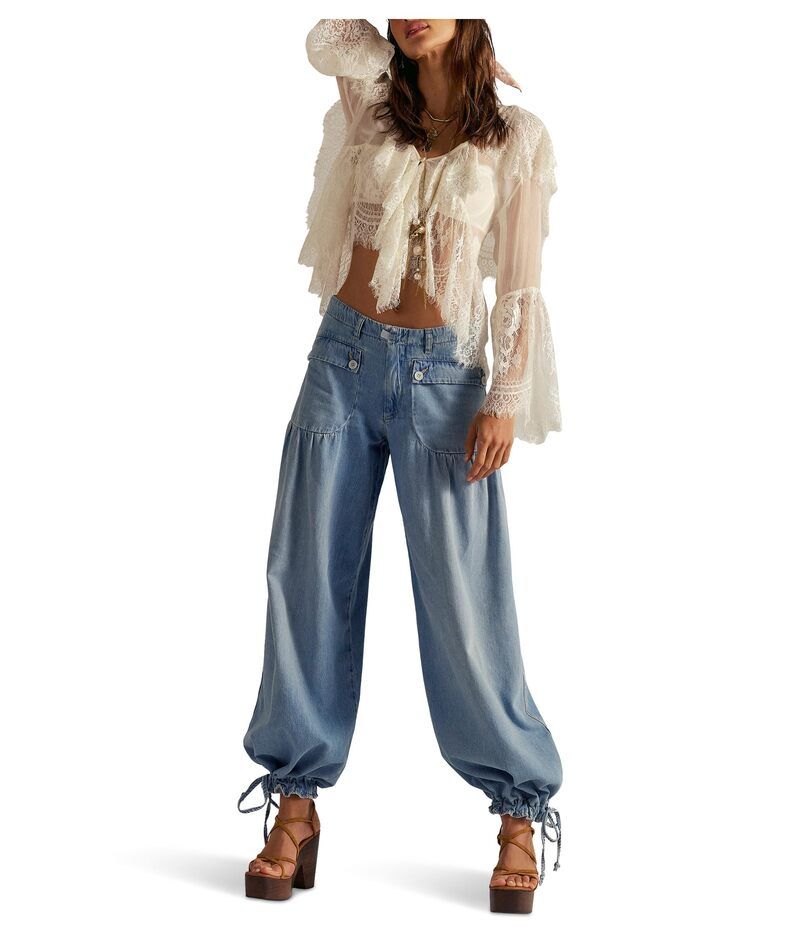 フリーピープル レディース ボトムス デニムパンツ ジーンズ Free People We The Free Lotus Jeans Bijou Blue ブルー