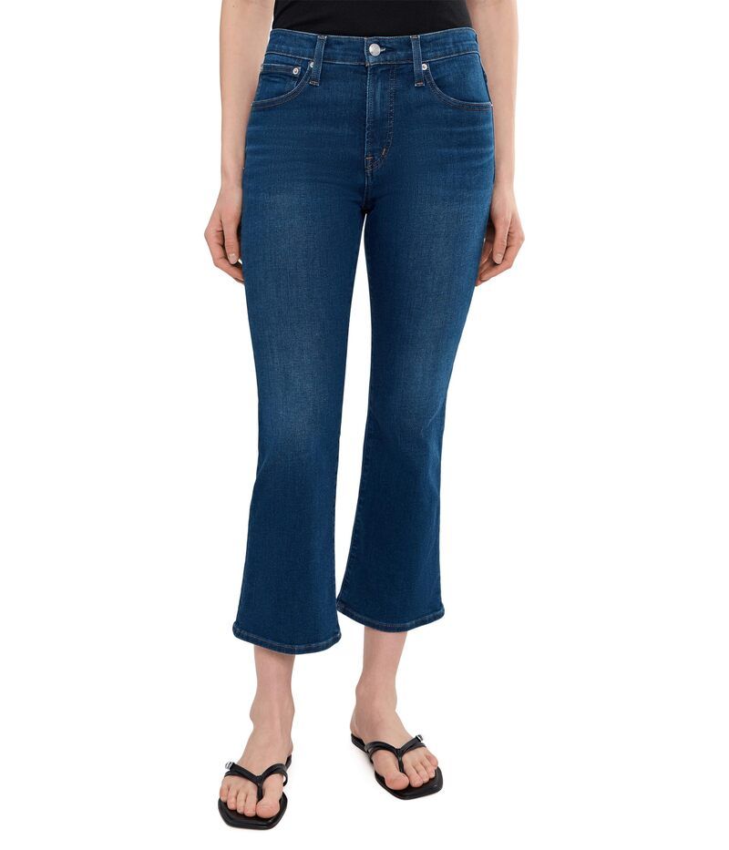 メイドウェル レディース ボトムス デニムパンツ Madewell The Short Stretch Flare Crop Jean in Osgoode Wash
