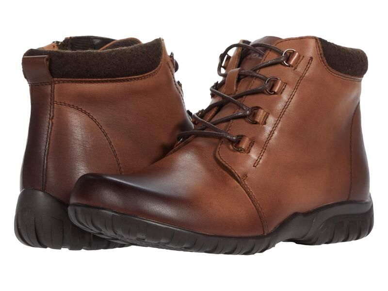 プロペット レディース シューズ ブーツ・レインブーツ Propet Delaney Brown Leather ブラウン