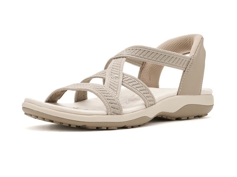 スケッチャーズ レディース シューズ サンダル SKECHERS Reggae Slim Daily Vibe Hands Free Slipins Taupe トープ