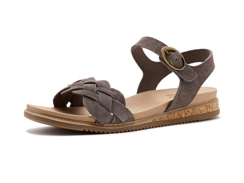 スケッチャーズ レディース シューズ サンダル BOBS from SKECHERS Desert Kiss Low Vacay Look Chocolate チョコレート