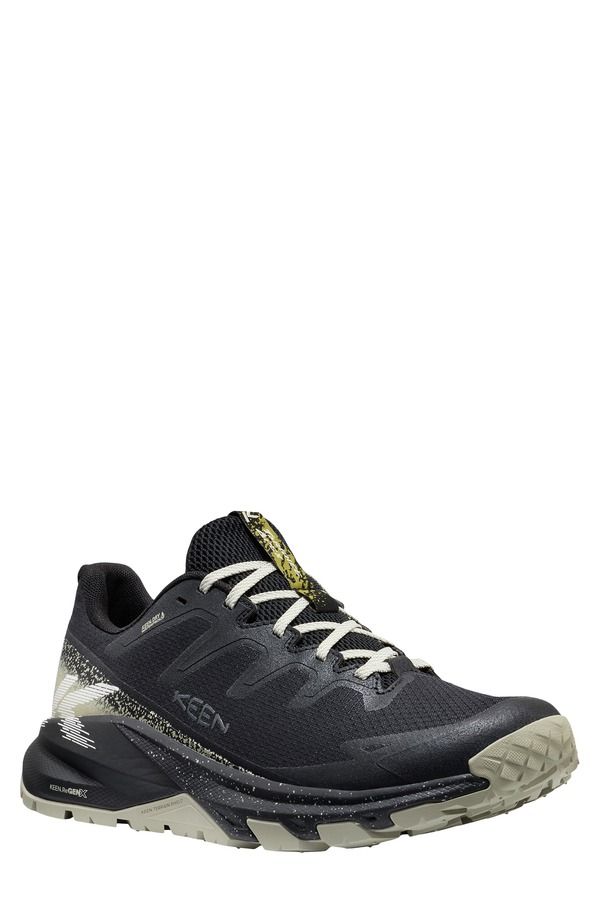 キーン メンズ シューズ スニーカー KEEN Targhee Apex Waterproof Hiking Sneaker Black Abbey Stone ブラック