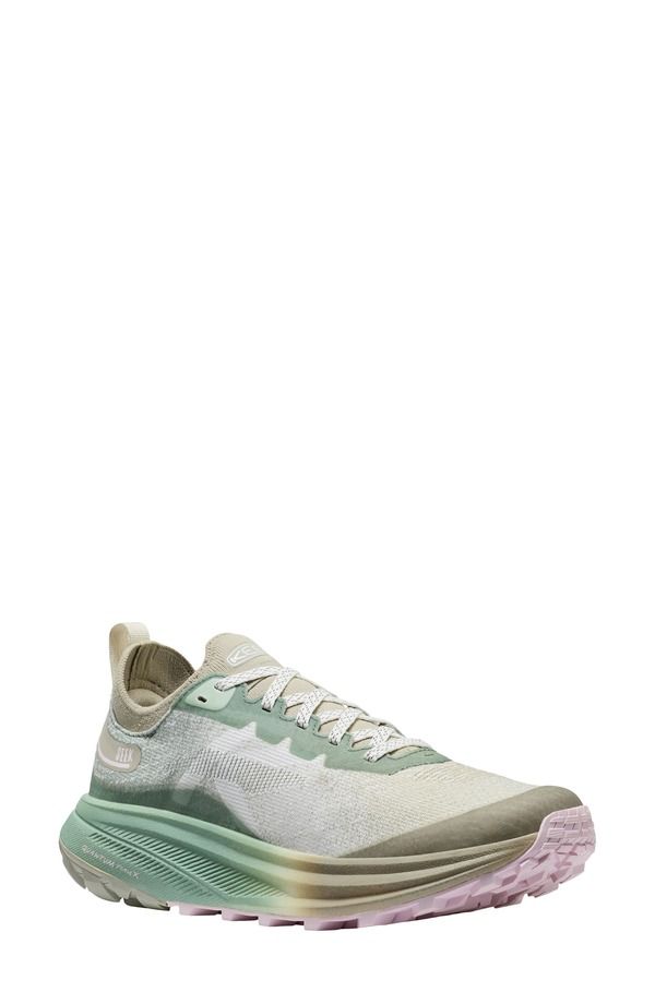 キーン レディース シューズ スニーカー KEEN Seek Trail Running Shoe Lily Pad Abbey Stone ストーン