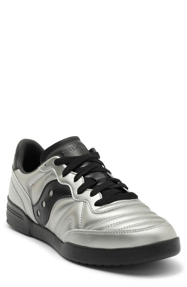 サッカニー レディース シューズ スニーカー Saucony Gender Inclusive 586i Sneaker Silver Black ブラック