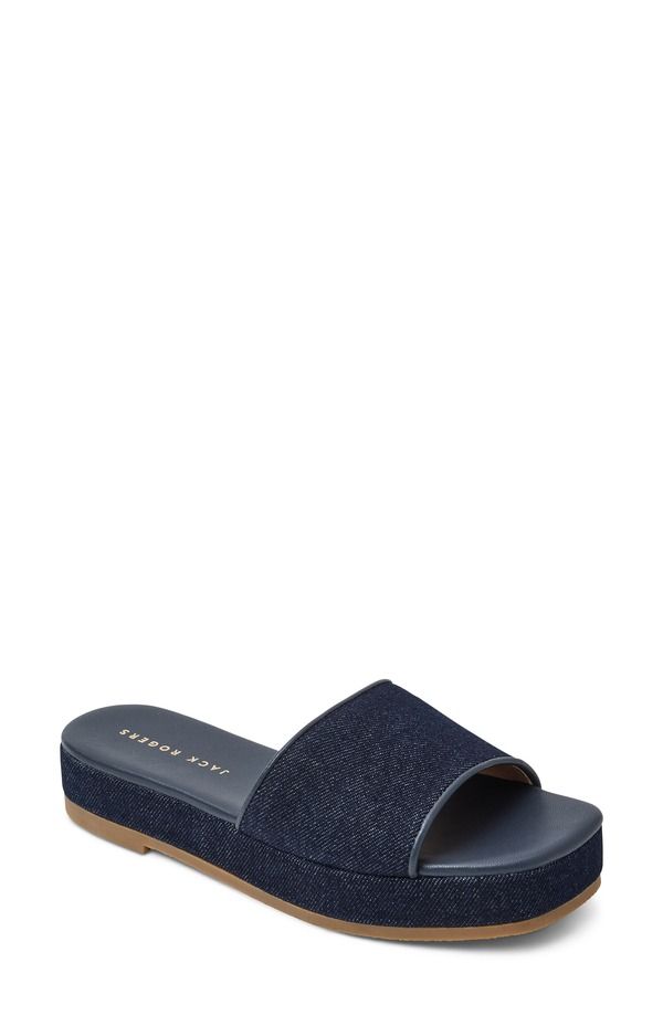ジャックロジャース レディース シューズ サンダル Jack Rogers Bay Flatform Sandal Indigo インディゴ