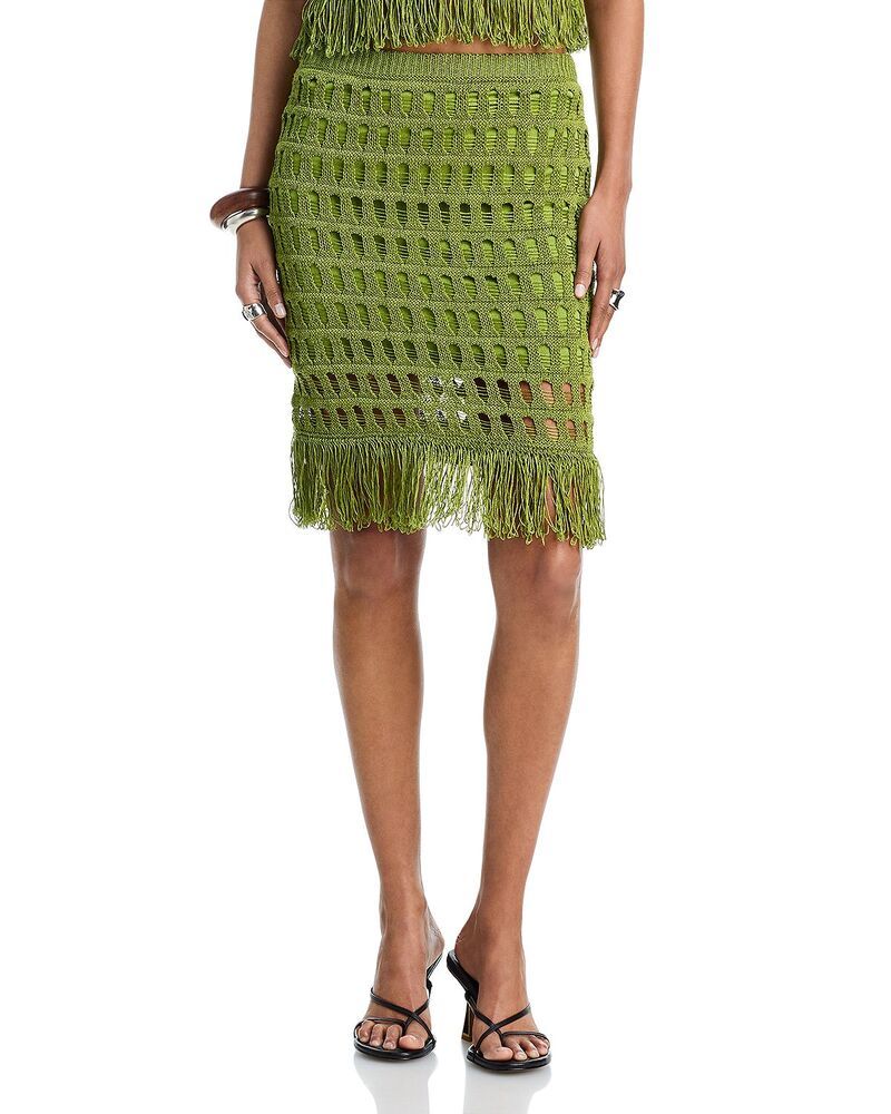 エーエルシー レディース ボトムスカート ALC Tet Skirt Sage セージ