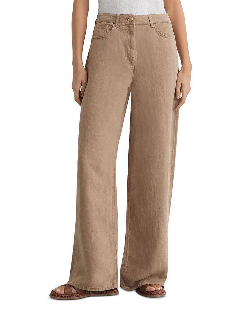 レイス レディース ボトムス カジュアルパンツ REISS Carmen Trousers Taupe Neutral トープ