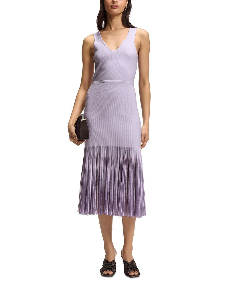 ボス レディース トップス ワンピース BOSS Floe Dress Lavendar Tide