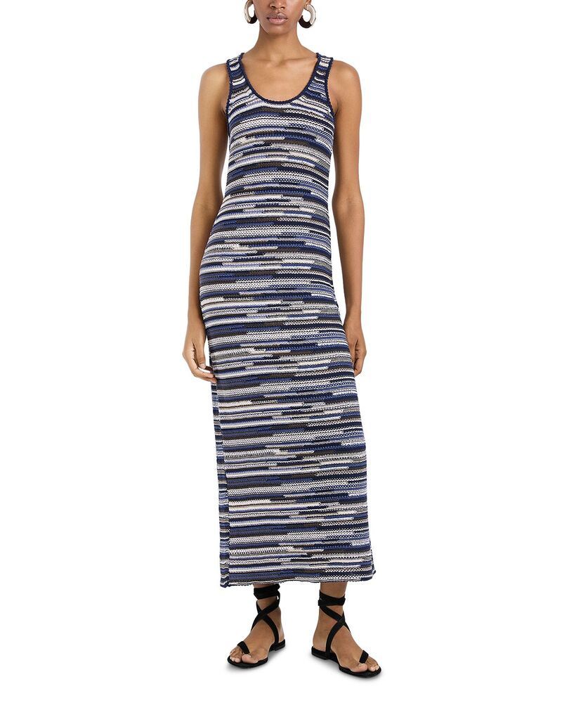 プロエンザ スクーラー レディース トップス ワンピース ニット Proenza Schouler White Label Zinah Knit Dress Navy Multi ネイビー