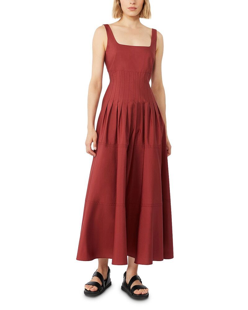 マックスマーラ レディース トップス ワンピース ノースリーブ Max Mara Studio Mstfeltre Sleeveless Dress Brick Red レッド