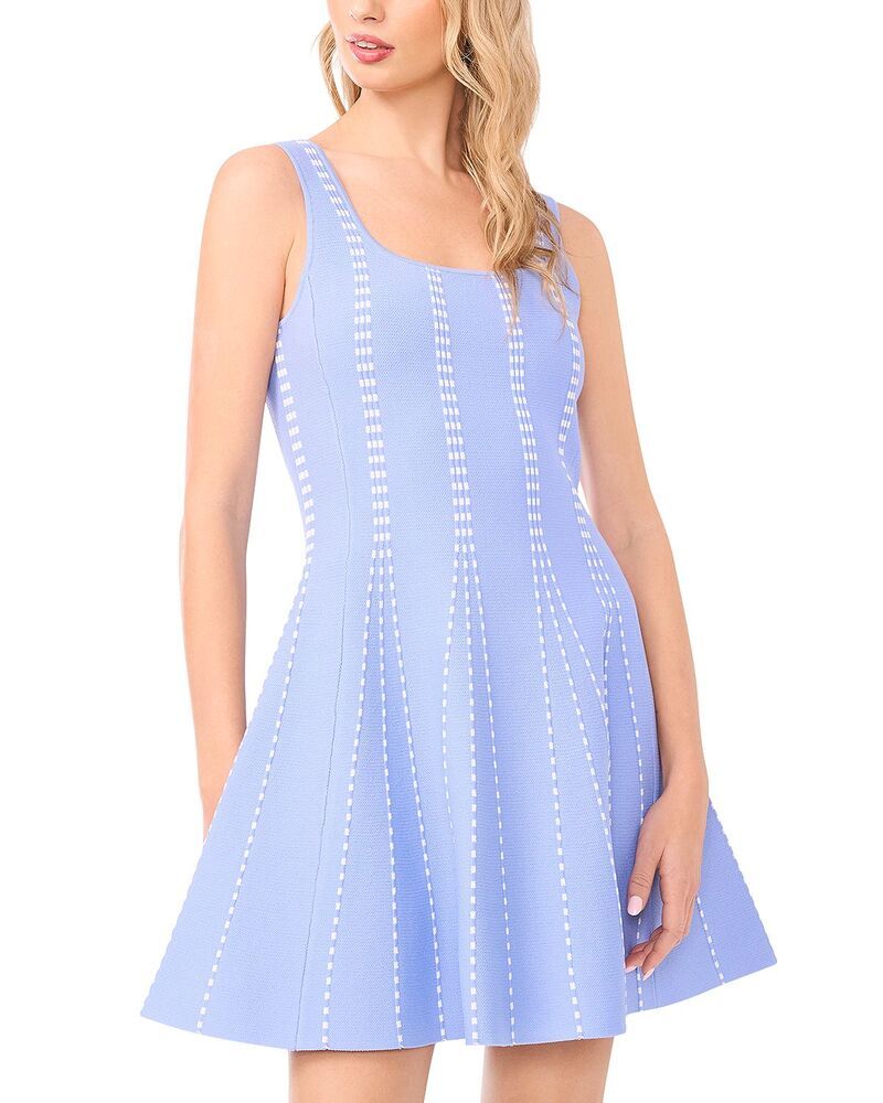 テッドベーカー レディース トップス ワンピース ミニ ノースリーブ Ted Baker Bella Sleevelessquare Neck Mini Dress Frozen Periwinkle