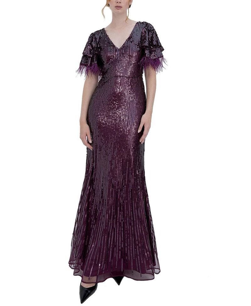 レシュマ レディース トップス ワンピース Raishma Selene Gown Burgundy バーガンディ