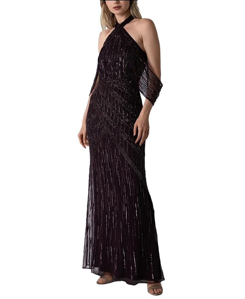 レシュマ レディース トップス ワンピース Raishma Mia Gown Burgundy バーガンディ