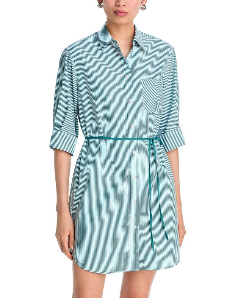 ラグアンドボーン レディース トップス ワンピース ミニ rag bone Lucia Stripe Mini Dress Teal Stripe ティール