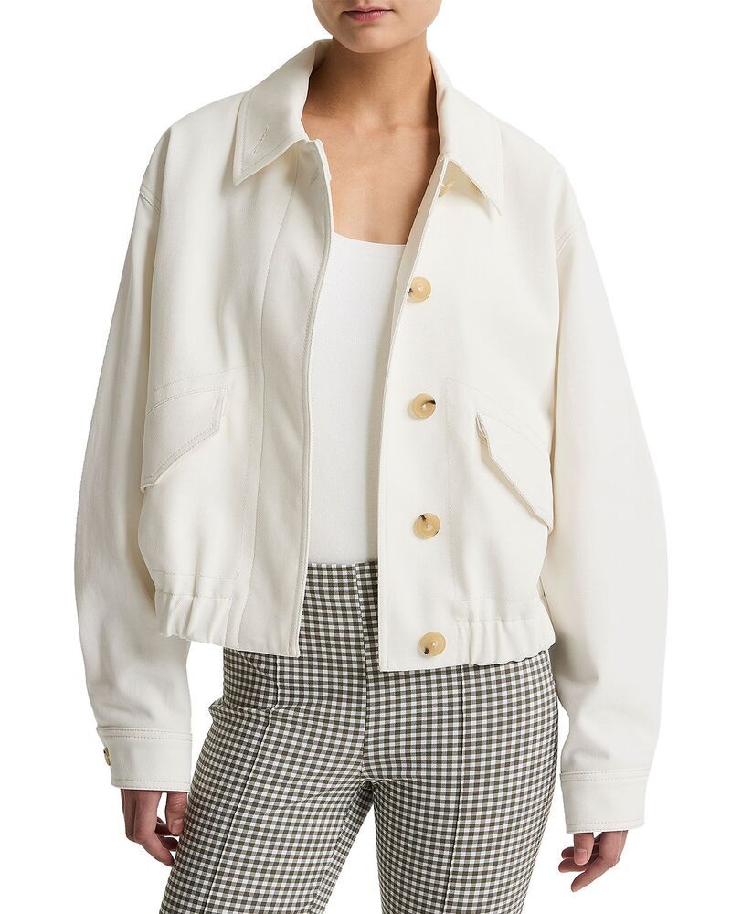 ヴィンス レディース アウター ジャケット・ブルゾン Vince Bomber Jacket Chalk チョーク