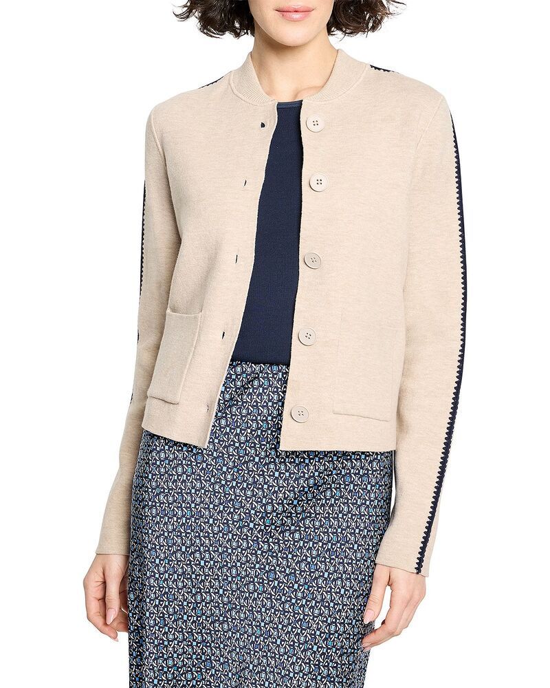 ニックプラスゾーイ レディース アウター ジャケット・ブルゾン ニット NICZOE Dashing Dusknit Bomber Jacketaupe トープ
