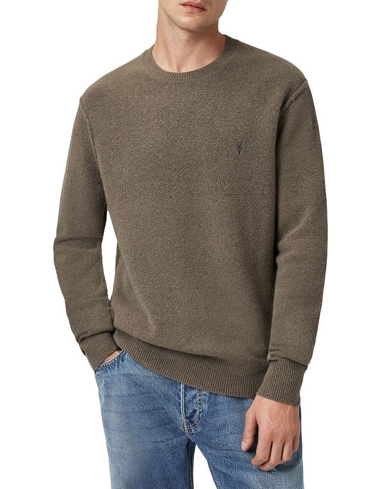 オールセインツ メンズ アウター ニット・セーター レギュラーフィット クルーネック ALLSAINTStatten Regular Fit Crewneck Sweater Dusky Green