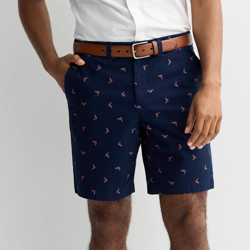 ソノマ レディース ボトムス ハーフパンツ・ショーツ ショートパンツ Sonoma Goods For Life 9Inch Flexwear Flat Front Shorts Navy Flami