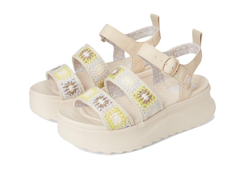 ヘイデュード レディース シューズ ヒール Hey Dudelray Buckle Cottage Crochet EgretLavenderMulti ラベンダー