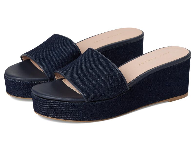 ジャックロジャース レディース シューズ ヒール Jack Rogers Bay MidWedge Indigo インディゴ