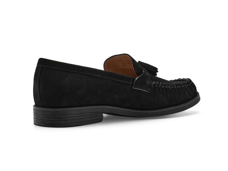 コールハーン レディース シューズ スリッポン・ローファー Cole Haan Stassi Softassel Black Suede ブラック
