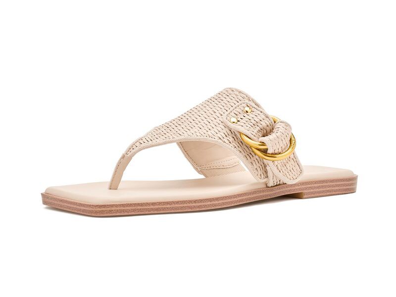 フランコサルト レディース シューズ サンダル Franco Sarto Mavie Linen Whitextured ホワイト
