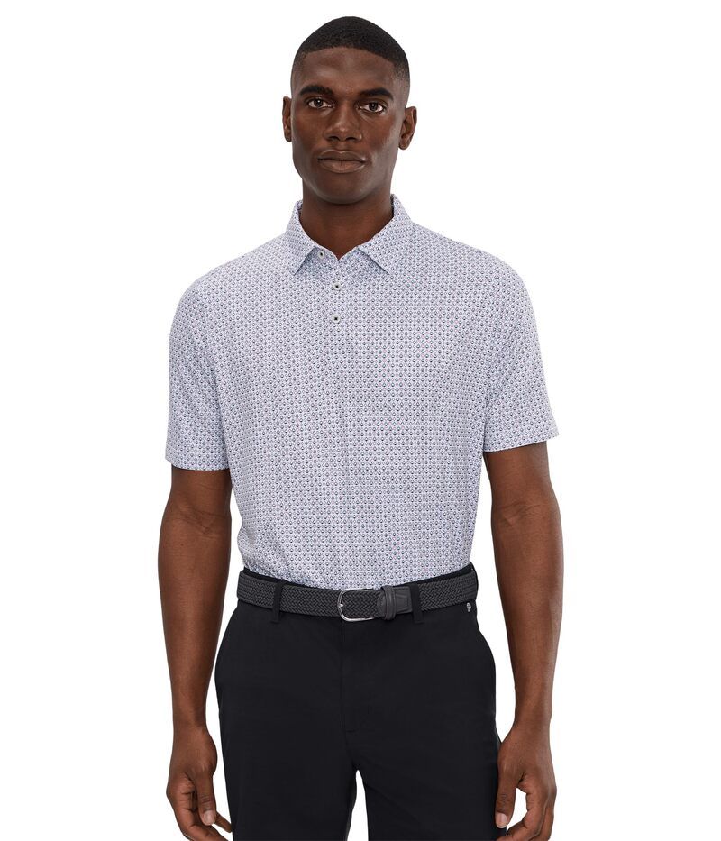 ジョンストンアンドマーフィー メンズ トップス シャツ Johnston Murphy Xc Ace Performance Polo Light Gray Card Suit グレー