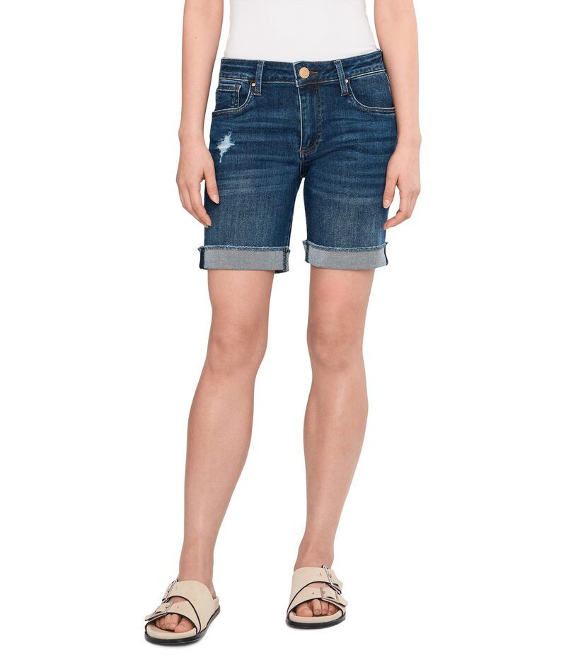 カットフロムザクロス レディース ボトムス ハーフパンツ・ショーツ ショートパンツ KUT from the Kloth Catherine Boyfriend Shorts Individualit