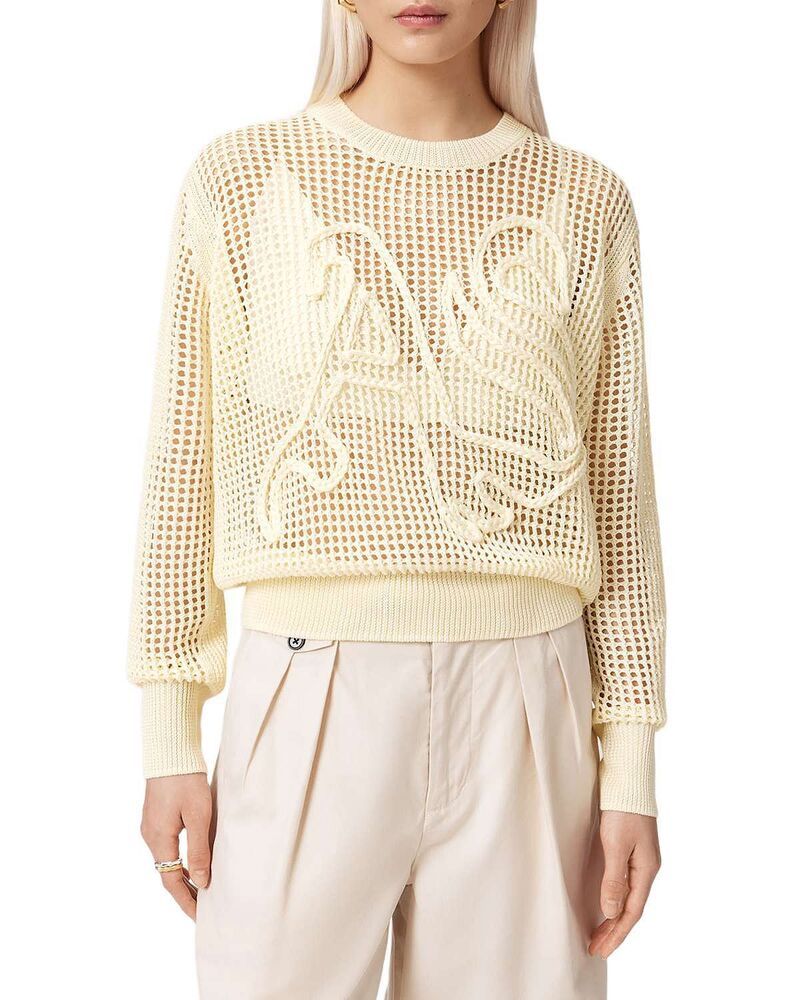 オールセインツ レディース アウター ニット・セーター ALLSAINTS Raelyn Open Stitch Sweater Antique White ホワイト