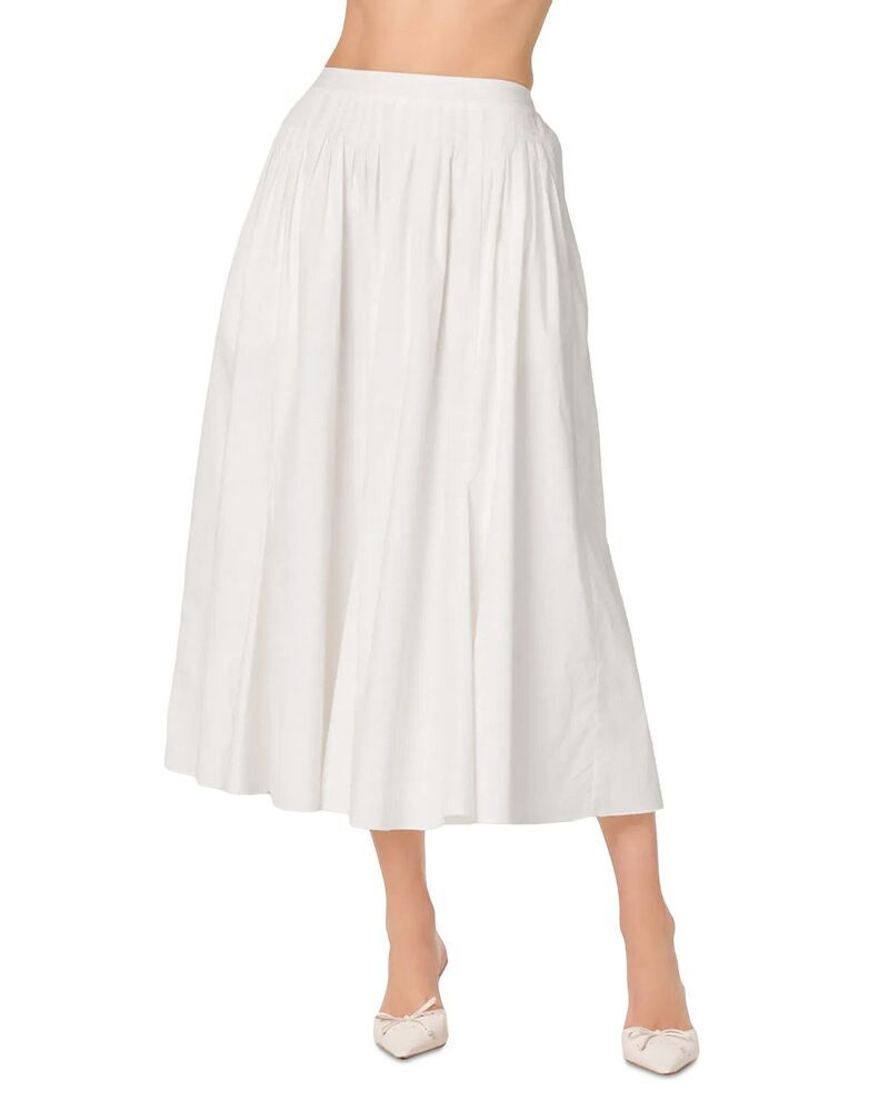 アストール レディース ボトムスカート ミディ ASTR the Label Sidra Midi Skirt White ホワイト