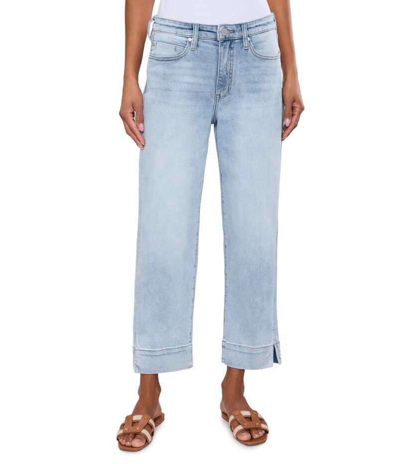 リヴァプール ロサンゼルス レディース ボトムス デニムパンツ ジーンズ Liverpoolos Angeles Kennedy MidRise Crop Straight Jeans with Wi