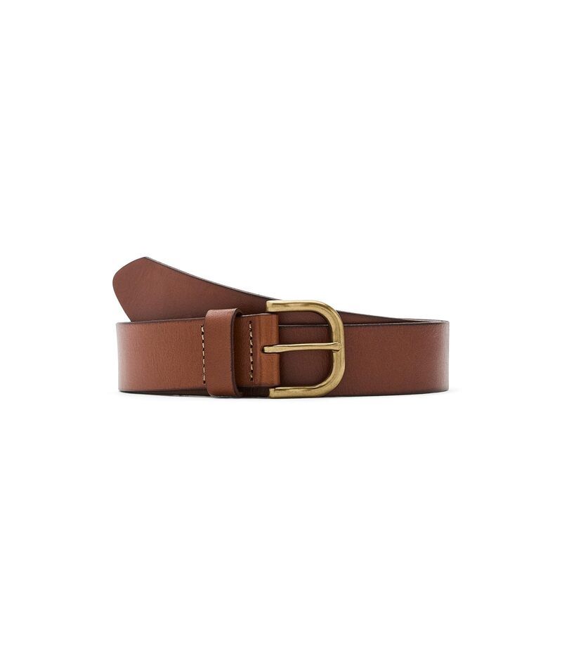 メイドウェル レディース アクセサリー ベルト Madewell Easy Casual Belt Warm Coffee コーヒー