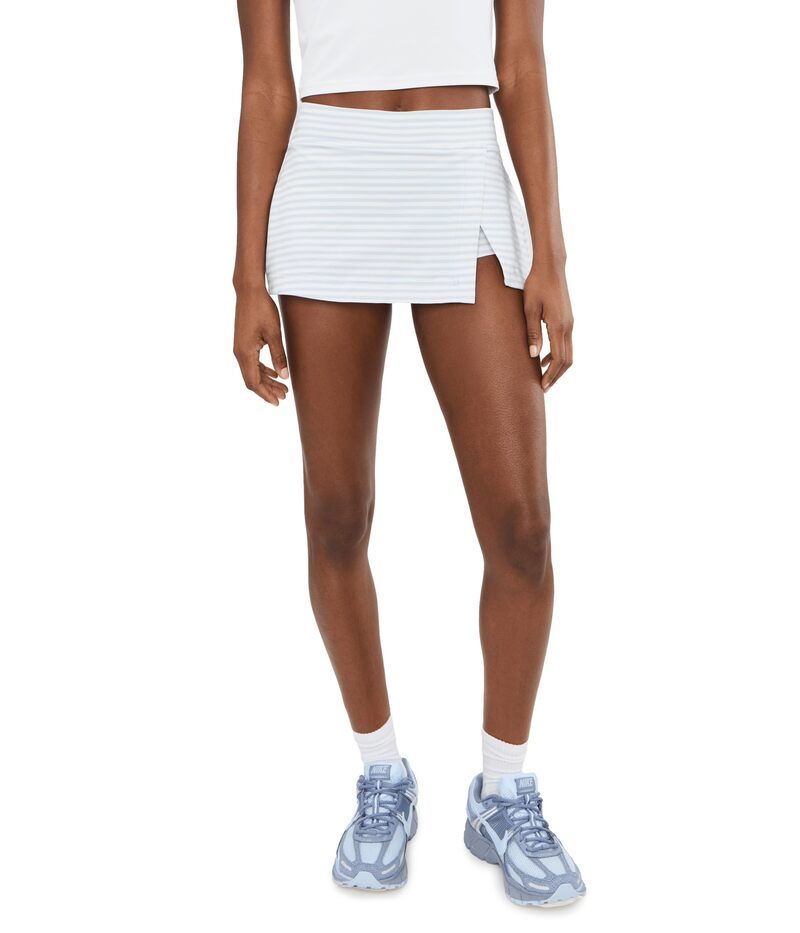 フリーピープル レディース トップス ワンピース プリント ミニ Fp Movement Printed Hot Shot Mini Skort Court Stripe Sl ストライプ