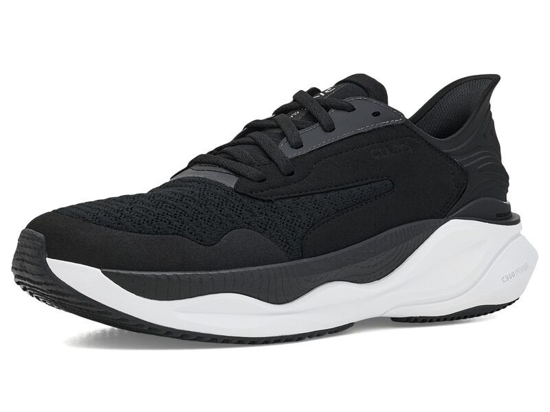 クラークス メンズ シューズ スニーカー Clarks Pace BlackWhitex ホワイト
