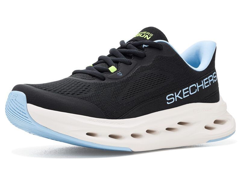 スケッチャーズ レディース シューズ スニーカー Skechers Max Cushioninglide Step Fairmont BlackBlue ブラック