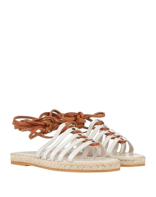 トッズ レディース シューズ スリッポン・ローファー エスパドリーユ TODS White ホワイト