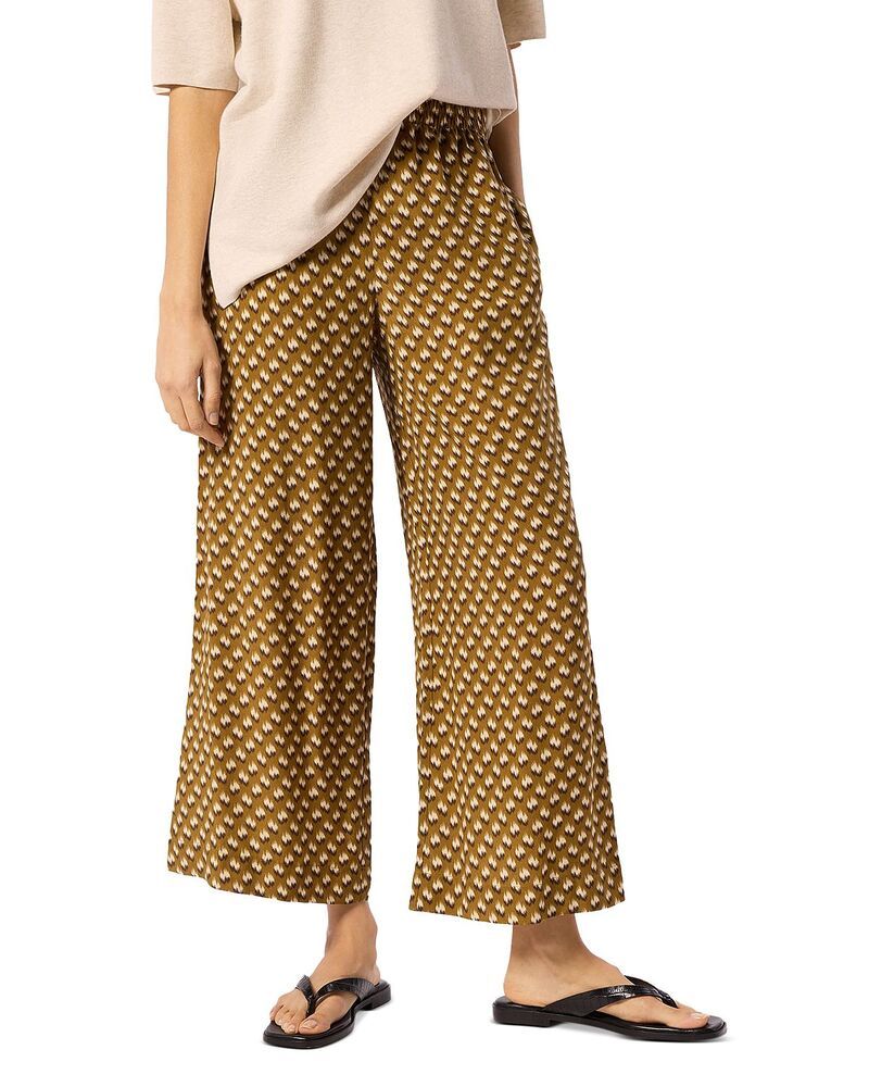 ホイッスルズ レディース ボトムス カジュアルパンツ Whistles Ikat Spot Crop Trousers KhakiMulti カーキ